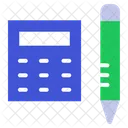 Buchhaltung Taschenrechner Calc Symbol