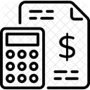 Buchhaltung Taschenrechner Mathematik Symbol