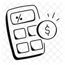 Buchhaltung Rechner Schatzung Symbol