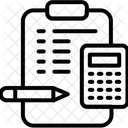 Buchhaltung  Symbol