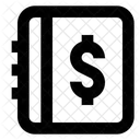 Buchhaltungsbuch  Symbol