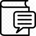 Buchen Chatten Signieren Symbol