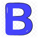 Letzteres B Grosses B Buchstabe Symbol