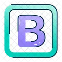 Letzteres B Grosses B Buchstabe Symbol