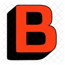 Letzteres B Grosses B Buchstabe Symbol