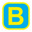 Buchstabe b  Symbol