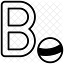Buchstabe b  Symbol