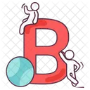 Buchstabe b  Symbol