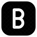 Buchstabe b  Symbol