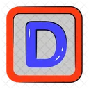 Buchstabe d  Symbol