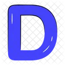 Buchstabe d  Symbol