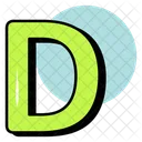 Buchstabe d  Symbol