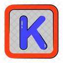 Buchstabe K Alphabet K Alphabet Symbol