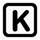 Letzteres K Alphabet K Alphabet Symbol