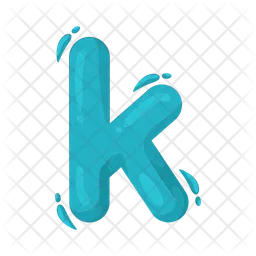 Buchstabe k  Symbol