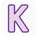 Buchstabe k  Symbol