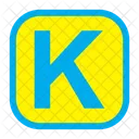 Buchstabe k  Symbol