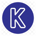 Buchstabe k  Symbol