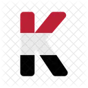 Buchstabe k Symbol