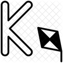 Buchstabe k  Symbol