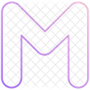 Buchstabe m  Symbol