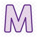 Buchstabe m  Symbol