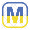 Buchstabe m  Symbol