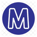 Buchstabe m  Symbol