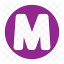 Buchstabe m  Symbol