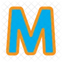 Buchstabe m  Symbol