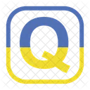 Buchstabe q  Symbol