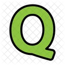 Q Buchstabe Q Alphabet Symbol