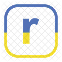 Buchstabe r  Symbol