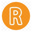 Buchstabe r  Icon