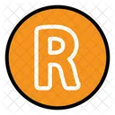 Buchstabe r  Icon