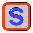 Buchstabe S S Buchstabe Buchstaben Icon