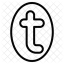 Buchstabe T Buchstabe Schriftart Symbol
