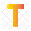 Buchstabe t  Symbol