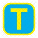 Buchstabe t Symbol