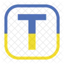 Buchstabe t  Symbol