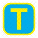 Buchstabe t  Symbol