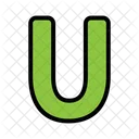 U Buchstabe U Alphabet Symbol