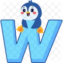 W Alphabet Buchstabe Icon