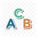 Buchstaben Typ Abc Symbol