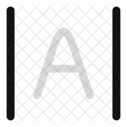 Buchstaben-Abstand  Symbol