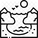 Bucht Kuste Marine Symbol