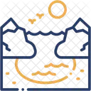 Bucht Kuste Marine Symbol