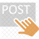 Zeigen Posten Posten Symbol