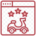 Buchung Motorrad  Symbol