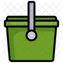 Bucket Water Plastic Wash Tool Icon
